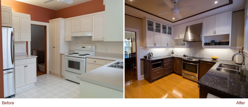 Before and After Photo - IDEATE Interior Design